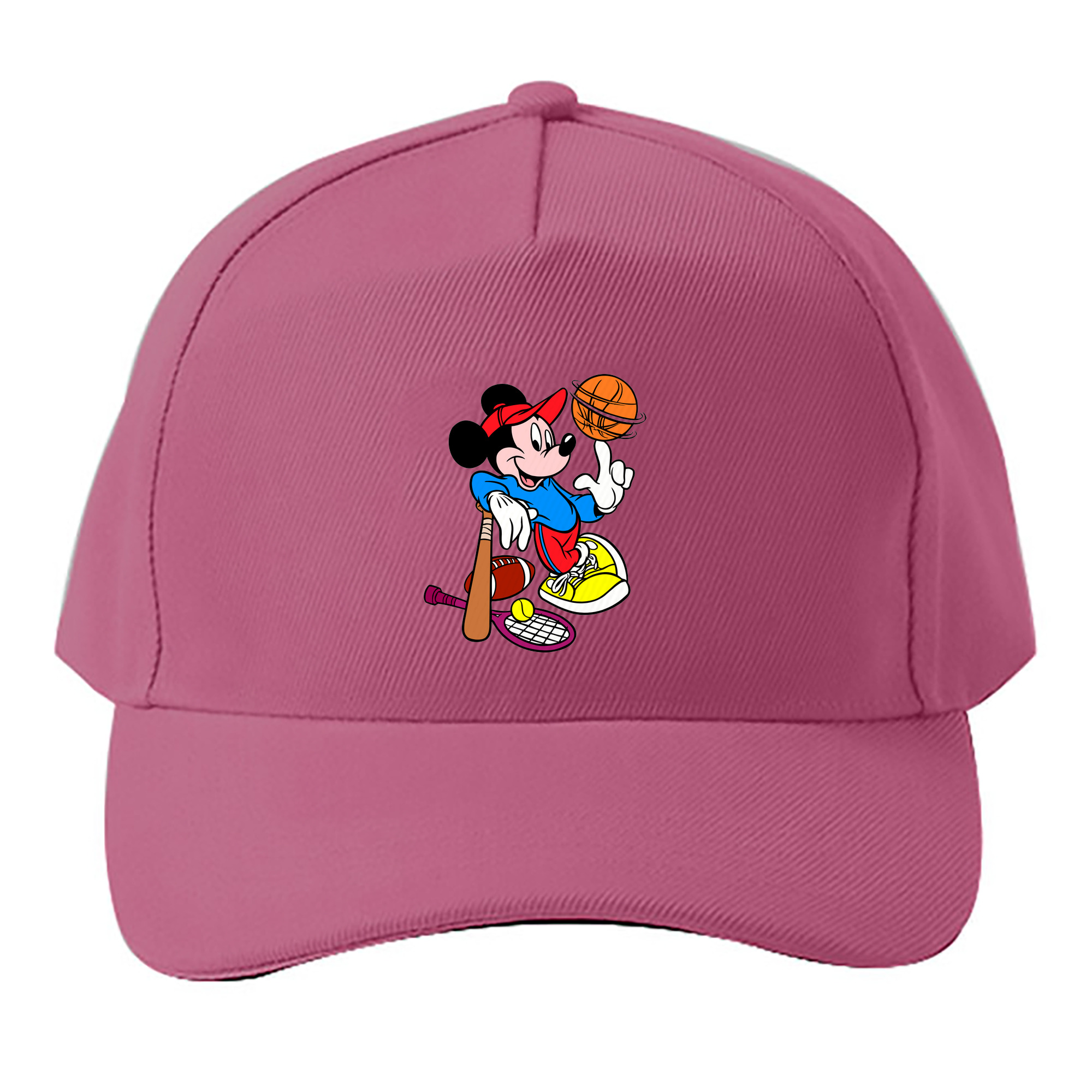 （画像用） ミッキーマウス Mickey Mouse ベースボールキャップ 綿100％ 男女兼用 帽子 スポーツ
